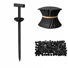 150Pack Nylon Universal Cable Tie Buckle, Zipper Clips for Cars, T Style Zip Ties Button Fixion Tools, Automotive Plastic Rivet Push Pin, Auto Body Parts Trim, Bumper Retainer Fender Liner Door Panel