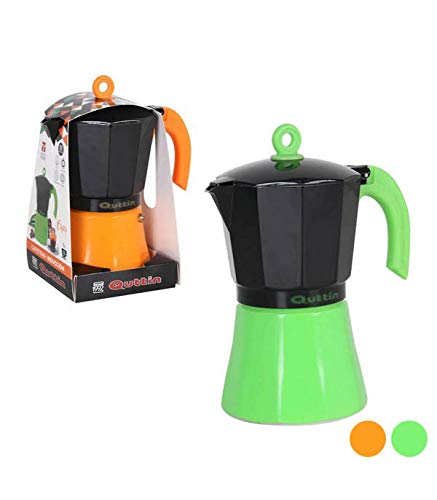Quttin 92244 Capri Cafetera Italiana para 9 Tazas, Multicolor, Talla única