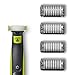 YINKE Sabot Oneblade Guide Peigne Pour Philips OneBlade & OneBlade Pro, QP2530,QP2630, QP6620, QP6520, Tondeuses à Cheveux pour le Visage sà Barbe 4 Pièces/Ensemble Kit de Mixte (1/2/3/5mm)