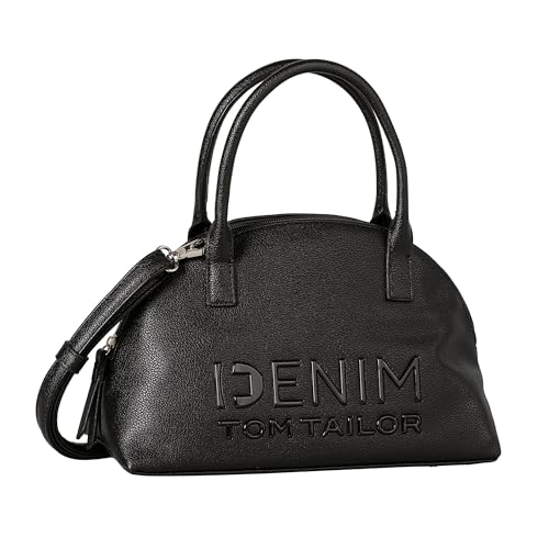 TOM TAILOR borsa a tracolla borsetta Aveline Bowling Bag Black nero
