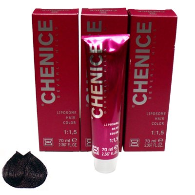 Chenice 1N Black Hair Color (3 pieces)