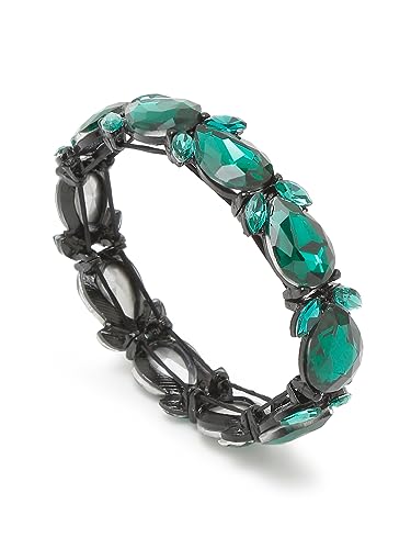 YouBella Jewellery for Women Stylish Celebrity Inspired Crystal Bracelets for Women and Girls (Green) (B0CF67FZBS) Amazon Price History, Amazon Price Tracker