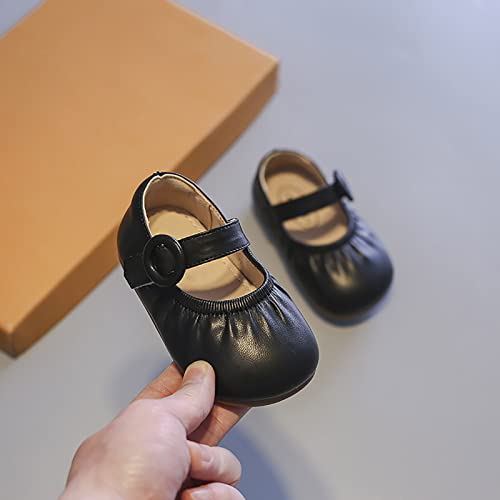 IWIHMIV Mary Jane Flat Shoe for Toddler Girls Cute Comfortable Soft Soled Slip-on Daily Dress Ballet Shoes4