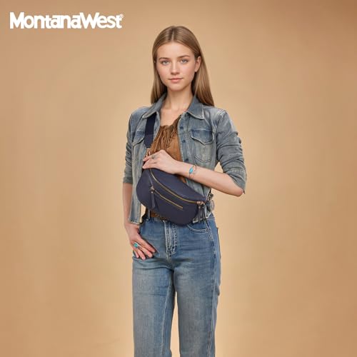 Image of Montana West Crossbody Bags for Women Bum Bag Sling Purse with Adjustable Strap
