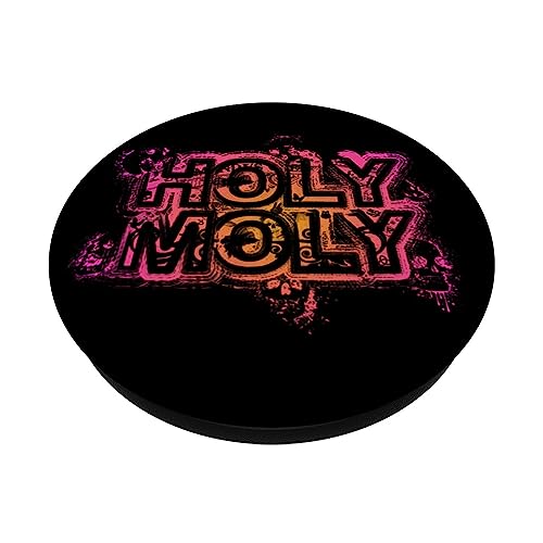 Funny Saying - Holy Moly for Men and Women PopSockets Swappable PopGrip - Image 2