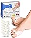 YOGAMEDIC 6 Stück Zehenspreizer Hallux Valgus Korrektur Set, Zehenschutz - 0% BPA Hallux Gel Schiene Zehenkorrektur, Hammerzehenpolster Ring - Silikon Gel Zehentrenner Damen & Herren, Universalgröße