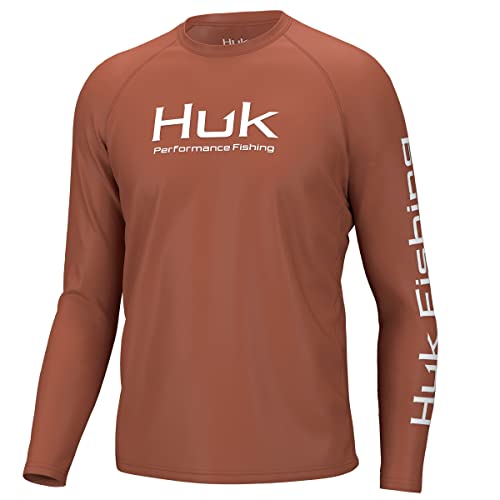 Image of HUK Men's Pursuit Vented Long Sleeve Fishing Shirt (+30 UPF)