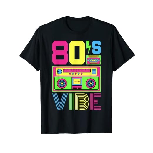 80s Vibe 1980s Fashion Theme Party Outfit Eighties Costume T-Shirt