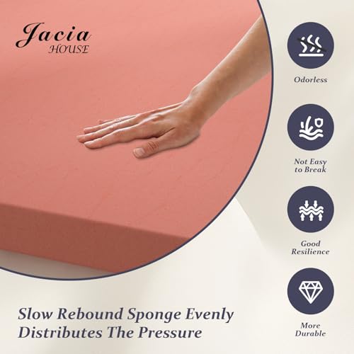 Jacia House MT03SQ 3 Inch Rv Mattress Topper Short Queen In A Box, Rv Bed Topper Short Queen, Certipur-Us Certified Mattress Pad thumb #1