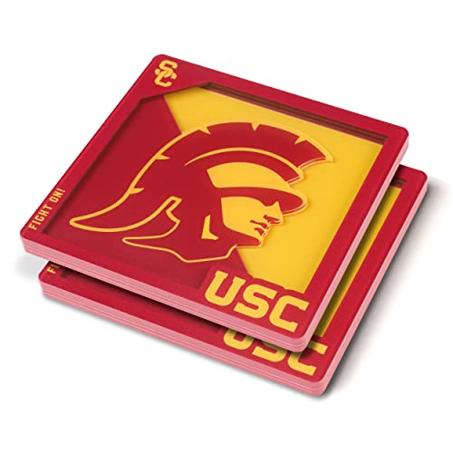 Image of YouTheFan NCAA NCAA 3D Logo Series Coasters