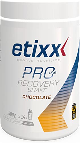 Etixx Recovery Shake Pro Line - Batido de Recuperación para Deportistas, Sabor Chocolate, 1kg - Apoyo Muscular y Reposición de Energía Después del Ejercicio Intenso