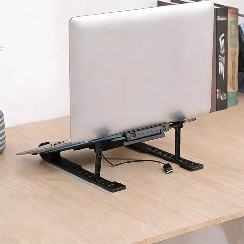 Soporte para laptop ajustable y plegable para disipación de calor miniatura 3