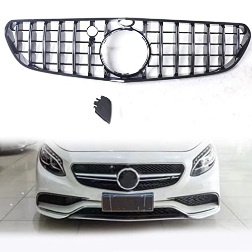 Grille avant GT Style argent pour calandre Benz W217 S63 AMG