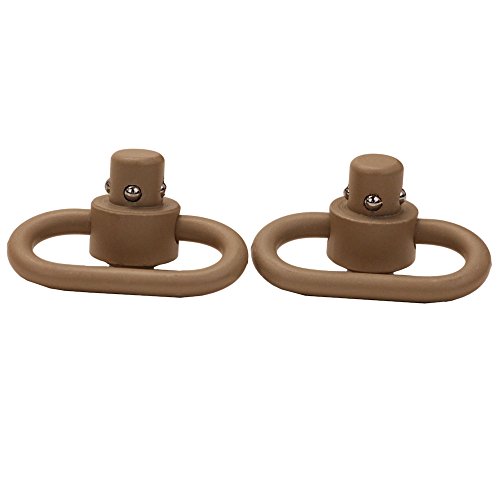 GrovTec Heavy Duty Push Button Swivels, Desert Sand Cerakote