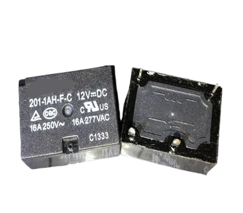 Relais 12VDC 201-1AH-FC 4 broches évite les surcharges de circuit avec sa coupure nette 16A