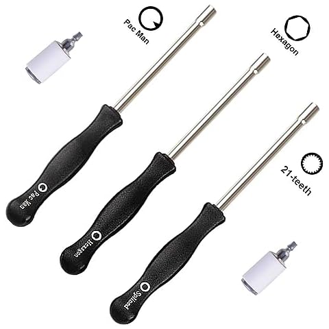 HUSWELL Carburetor Adjustment Screwdriver Tool for Husqvarna Poulan STIHL Echo Ryobi Troy Bilt Trimmer Leaf Blower Weed Eater Chainsaw 2 Cycle Small Engine W 530095646 Fuel Filter Cover