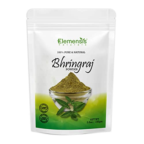 Pure & Natural Bhringraj (Eclipta Alba) Powder for Skin, Hair & Internal Care, 100gm