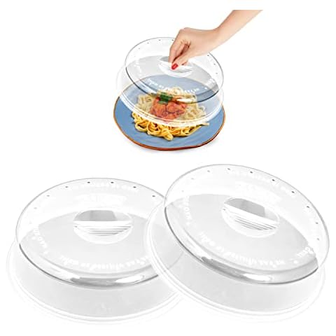 2 Tapas Microondas Libre BPA 24cm Cover