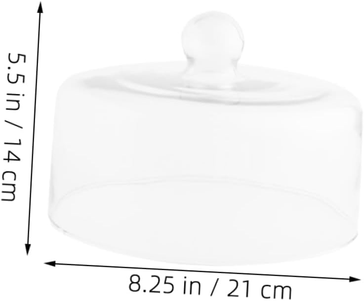 Decorative Glass Food Cover Cake Plate Cover Lid Chafing Dish Lid Cheese Dome for Serving