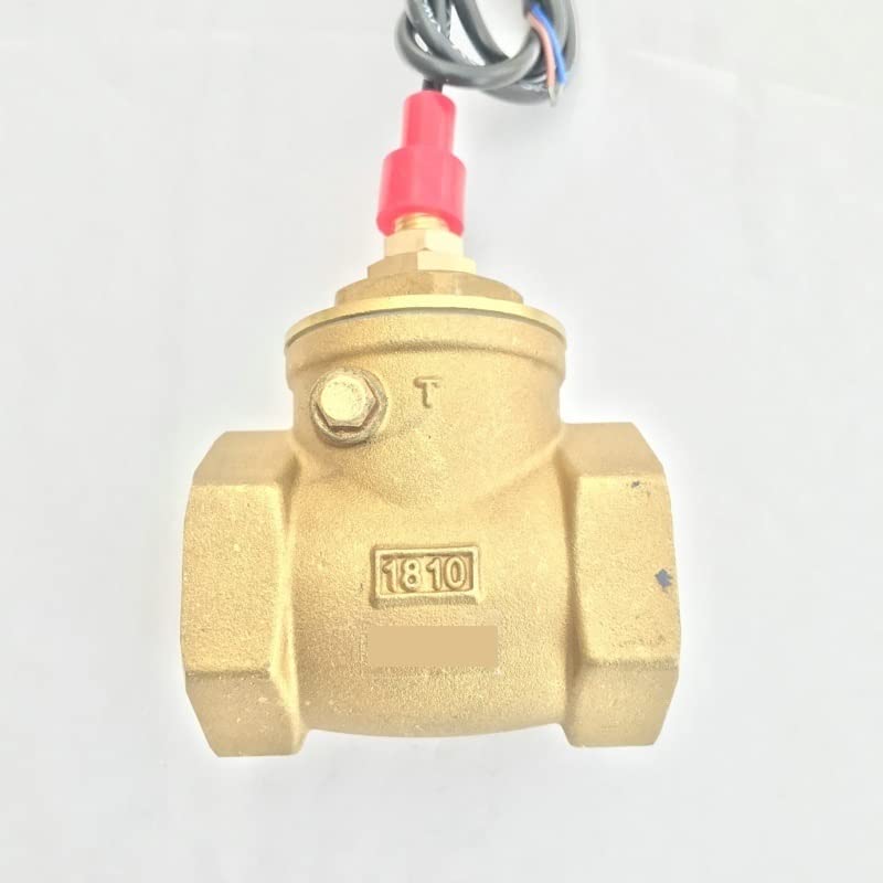 Commutateur de capteur de débit de Type déflecteur Interrupteur à Lames Interrupteur de capteur magnétique en Laiton 8-200L/min 250V DC 70W Interrupteur Saier à 2 Fils