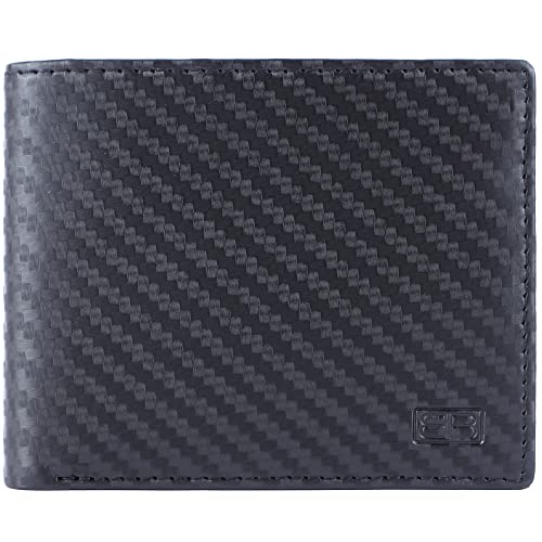 Image of Brooklyn Bridge Urban Chic: Men's Slim PU Leather Purse - Bifold Wallet, a Fusion of Classic Style and RFID-Protected Practicality