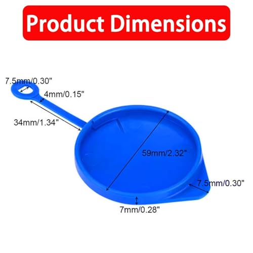 Bouchon réservoir lave-glace perdu ? Solution pour Civic 38513SB0961 - 6