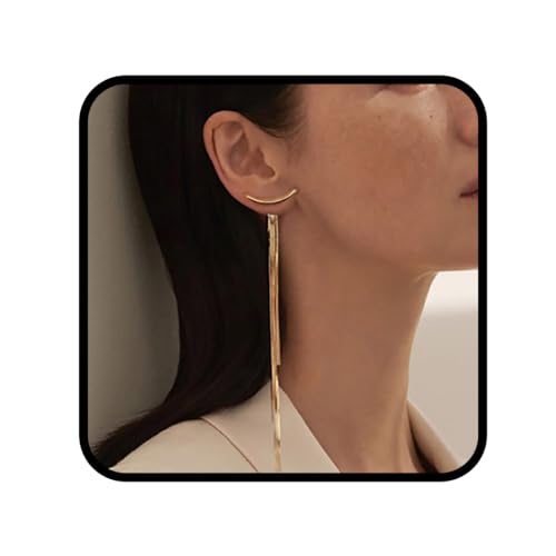 L'orecchino a cerchio è realizzato con materiale di alta qualità, con placca di alta qualità, che sarà sicuro da indossare, leggero e facile da indossare e da togliere, sarà una grande collezione di orecchini.