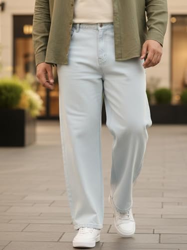 Image of Urbano Plus Men's Loose Mid Rise Jeans