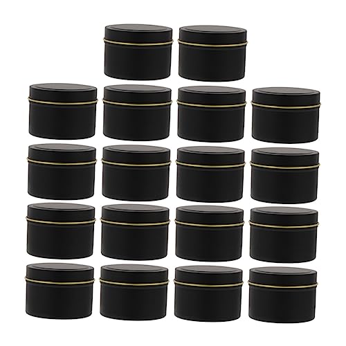OUNONA 18Pcs Tinplate Candle Cans for DIY Candle Making Storage Containers for Scented Candles Tea and Treats Versatile Canisters for Parties and Home