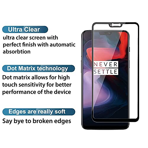 Image of DD SON (Black 11D Tempered Glass for Samsung, Redmi etc (Q-Oneplus 6)