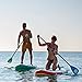 niphean Paddle Board Paddle, 3-Piece Detachable Sup Paddle, Adjustable Paddleboard Paddle，Durable Lightweight Stand-up Oar for SUP，Surfing, Floating, Water Sports