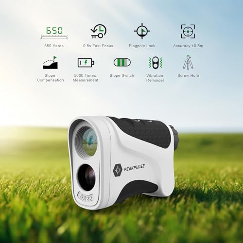 Rangefinder Golf 656 Yards Rangefinder with Flag-Lock, 6X Magnification,Vibration,Distance Measurement,The Most Suitable Gift for golfers - Image 3