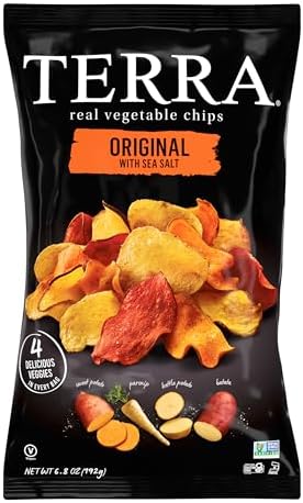Terra Vegetable Chips, Original Chips with Sea Salt, 6.8 Oz