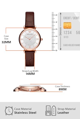 Image of Emporio Armani Analog Silver Dial Women's Watch-AR11269