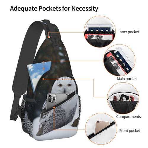 Mochila tipo bandolera Snow Owl para senderismo miniatura 3