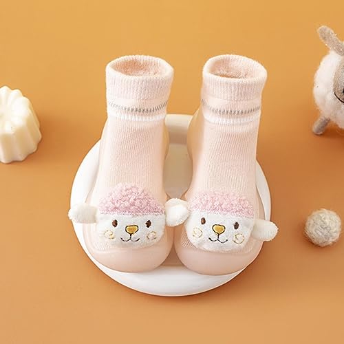 Casual Shoes for Boys Infant Boys Girls Animal Cartoon Socks Shoes Toddler Fleece WarmThe Floor Shoes for Girls3