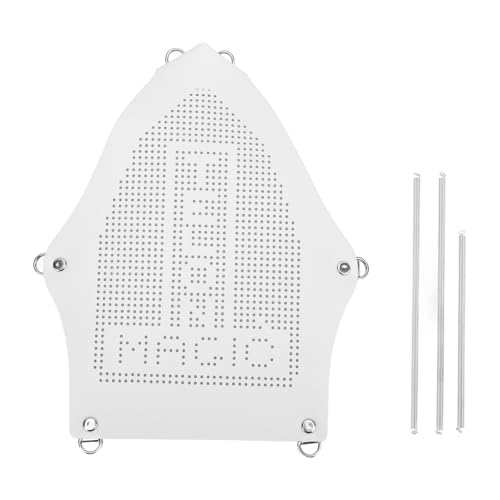 equlup Cubierta Protectora de Hierro, Base de Aluminio Anti abrasador Universal Cubierta de Zapato de Hierro Suela de Planchado Antiadherente Almohadilla de presión Reemplazo del