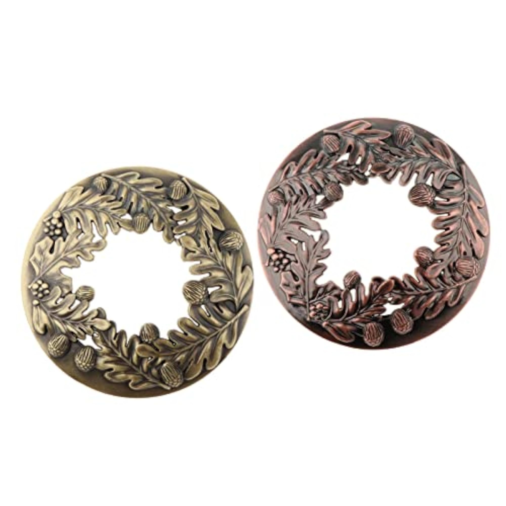 Hollowed Leaf Patterns Jar Candle Topper Cover Accessories