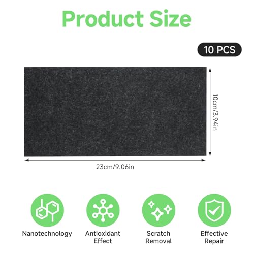 10 STK Auto Kratzer Entferner Nano Sparkle Tuch, Kratzer Reparatur für Autos