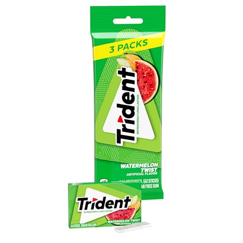 Image of Trident Sugar Free Gum Watermelon Twist, 42 ct