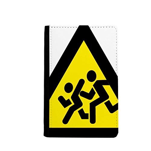 Étui de voyage pour passeport jaune et noir idéal pour les globe-trotteurs