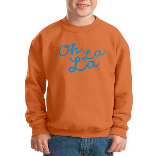 Sweatshirt enfant Oh La La en coton doux pull expression francaise