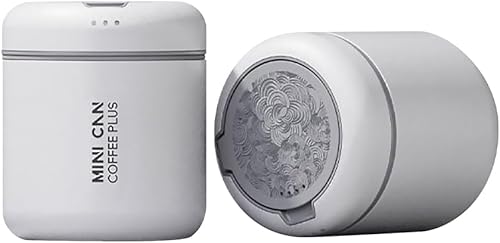 watchget Recipiente hermético para café, contenedor portátil de almacenamiento de granos de café con válvulas de liberación de CO2, contenedor de