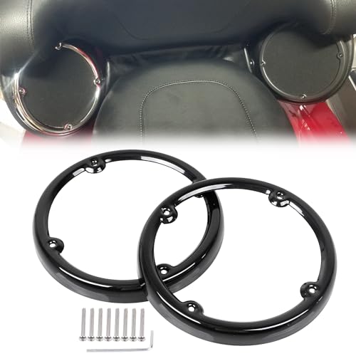 Embellecedor negro para parlantes traseros Harley miniatura 4