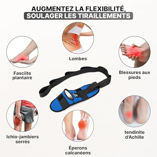 Bande d'entraînement muscles jambes DMoose avec sangle multi-boucles - 3