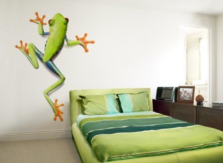 Tree Frog Wall Decal - 5' Tall x 45" Wide