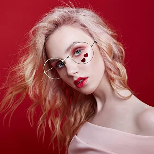 3 Pieces Adults Fancy Dress Round Glasses Metal Framed Classic Wizard Round Fake Glasses with Lenses Unisex Retro Glasses, Gold Silver Black