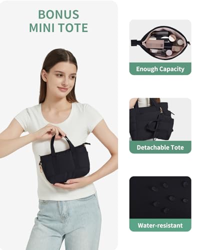 Wandering Nature Expandable Tote Bag for Women with 40oz Cup Holder4