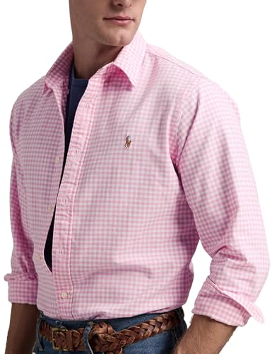 POLO RALPH LAUREN Men's Classic Oxford Long Sleeve Sport Shirt4