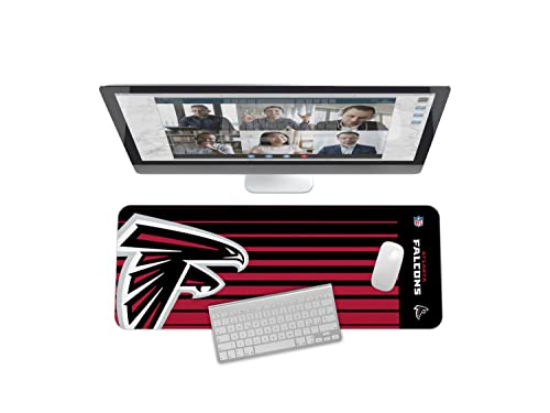 Image of SOAR NFL Unisex Multifunctional Desk Mat for Desktop, (31.5 inchx12 inch) - Ultra Soft Fabric with Non-Slip Rubber Backer - Water Resistant & Durable Nylon Stitching - Officially Licensed NFL, Desk Pad